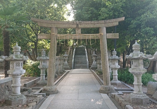 伊和志津神社の鳥居