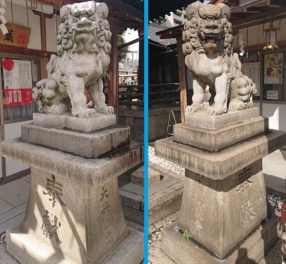 富島神社の狛犬