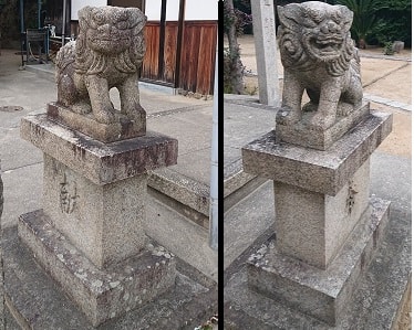 中野八幡神社の狛犬