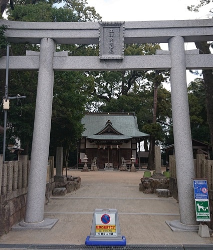 生瀬皇太神社の鳥居