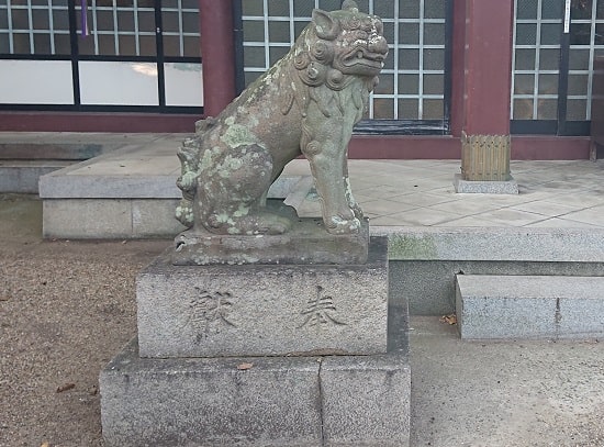 健速神社の狛犬
