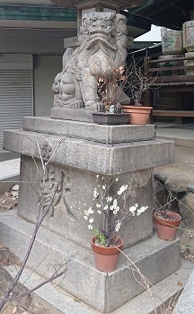 福島天満宮の狛犬